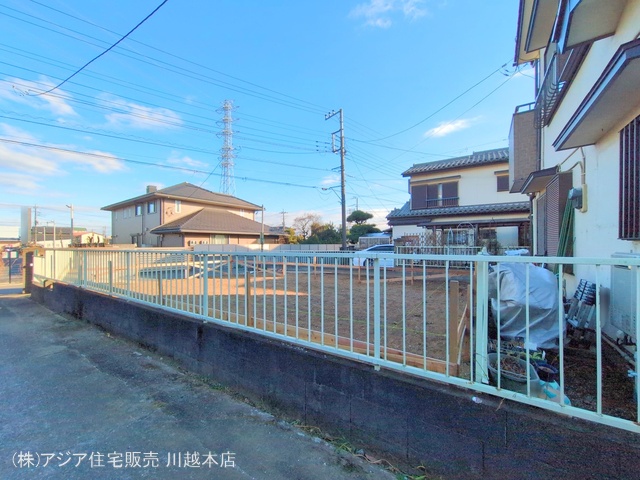 埼玉県川越市上野田町の新築戸建て更地・土地写真 2025年1月15日撮影
