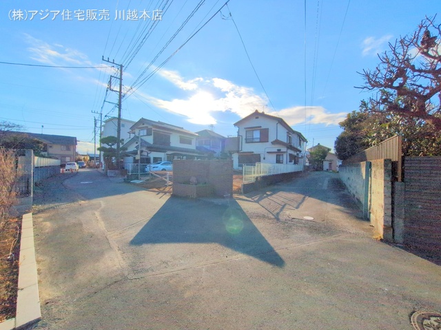 埼玉県川越市上野田町の新築戸建て更地・土地写真 2025年1月15日撮影