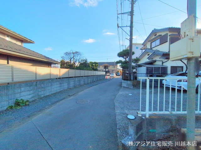 埼玉県川越市上野田町の新築戸建て更地・土地写真 2025年1月15日撮影