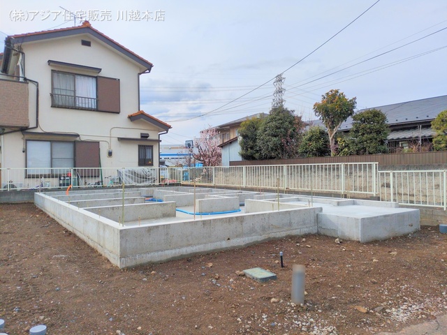 埼玉県川越市上野田町の新築戸建て基礎写真 2025年3月5日撮影