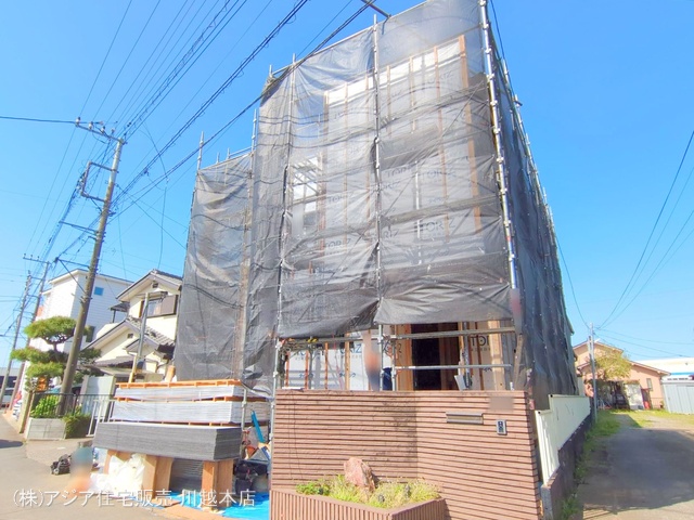 埼玉県川越市上野田町の新築戸建てシート写真 2025年4月20日撮影