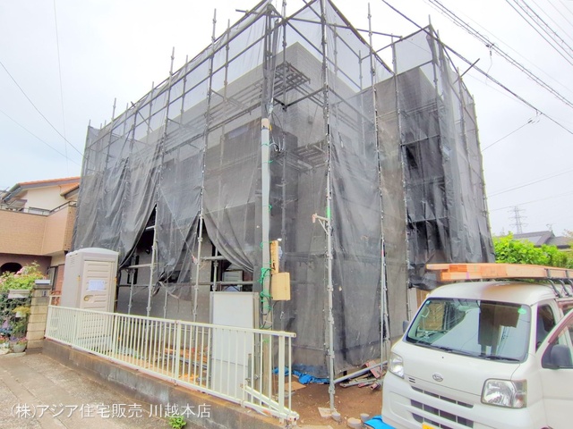 埼玉県川越市上野田町の新築戸建てシート写真 2025年5月18日撮影