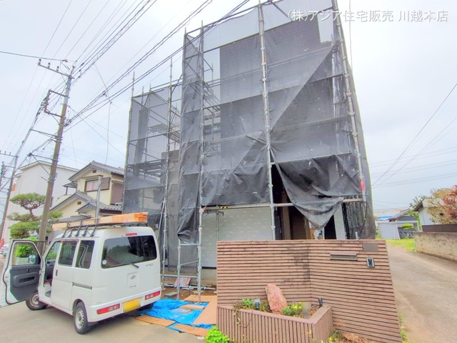 埼玉県川越市上野田町の新築戸建てシート写真 2025年5月18日撮影