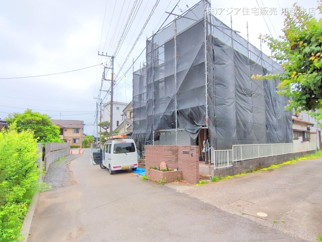 埼玉県川越市上野田町の新築戸建てシート写真 2025年5月18日撮影