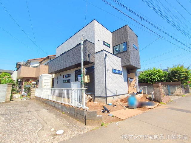 埼玉県川越市上野田町の新築戸建て外構写真 2025年6月4日撮影