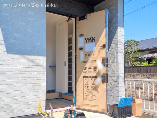 埼玉県川越市上野田町の新築戸建て外構写真 2025年6月4日撮影