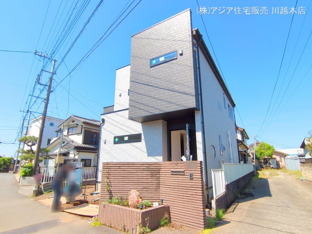 埼玉県川越市上野田町の新築戸建て外構写真 2025年6月4日撮影