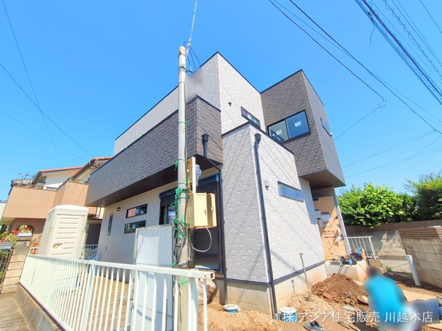 埼玉県川越市上野田町の新築戸建て外構写真 2025年6月4日撮影