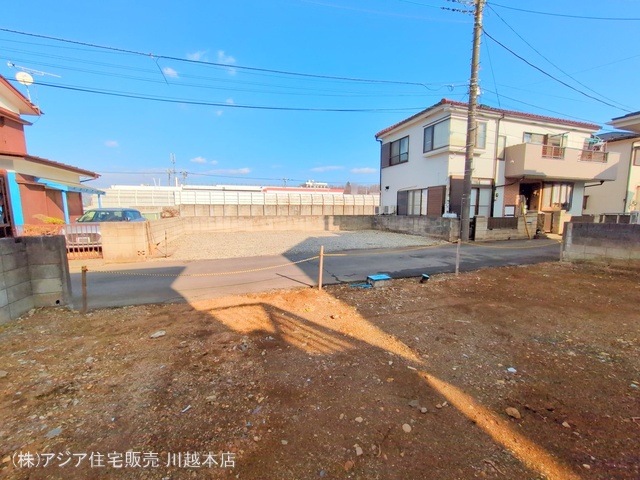 埼玉県狭山市大字南入曽の新築戸建て更地・土地写真 2025年1月20日撮影