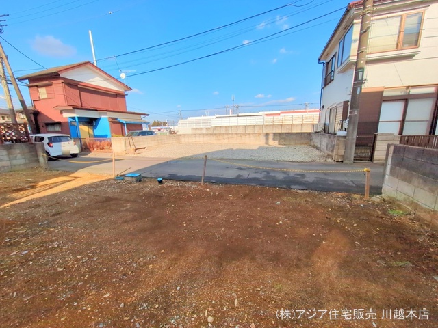 埼玉県狭山市大字南入曽の新築戸建て更地・土地写真 2025年1月20日撮影