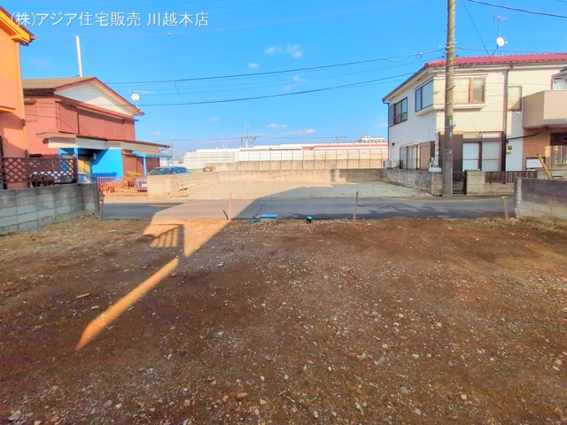 埼玉県狭山市大字南入曽の新築戸建て更地・土地写真 2025年1月20日撮影