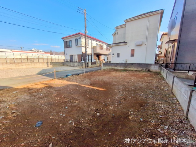 埼玉県狭山市大字南入曽の新築戸建て更地・土地写真 2025年1月20日撮影