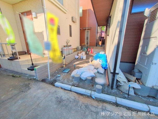 埼玉県狭山市大字南入曽の新築戸建て外構写真 2025年4月29日撮影