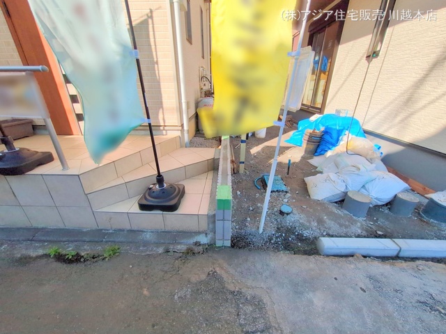 埼玉県狭山市大字南入曽の新築戸建て外構写真 2025年4月29日撮影