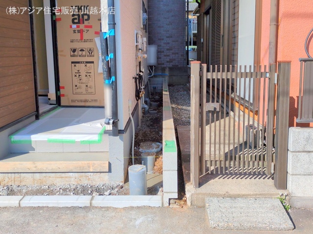 埼玉県狭山市大字南入曽の新築戸建て外構写真 2025年4月29日撮影
