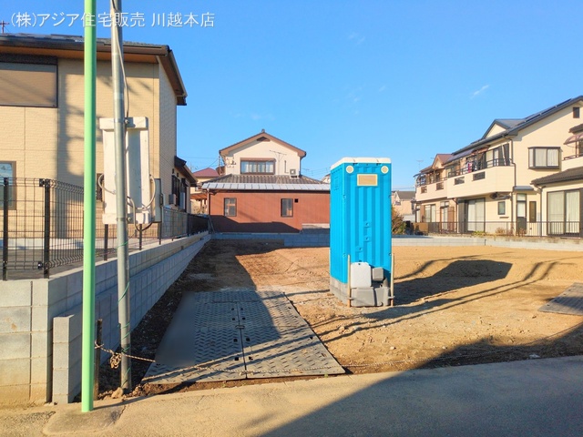 埼玉県川越市宮元町の新築戸建て更地・土地写真 2025年1月27日撮影
