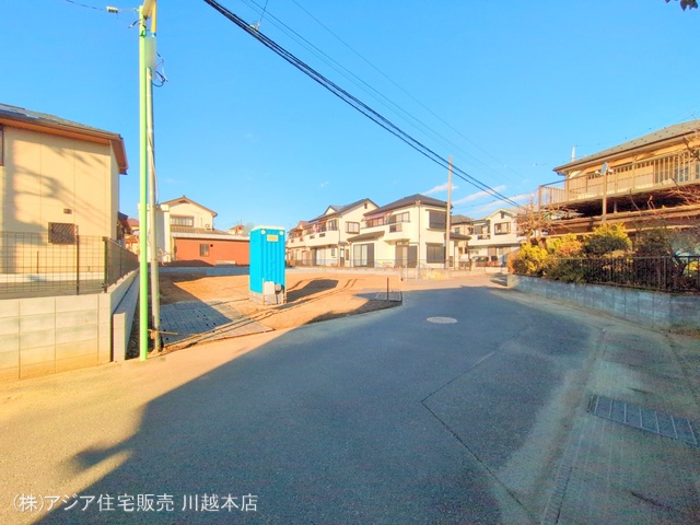 埼玉県川越市宮元町の新築戸建て更地・土地写真 2025年1月27日撮影