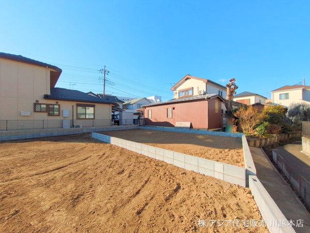 埼玉県川越市宮元町の新築戸建て更地・土地写真 2025年1月27日撮影