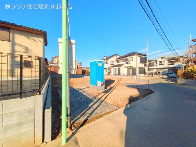 埼玉県川越市宮元町の新築戸建て更地・土地写真 2025年1月27日撮影