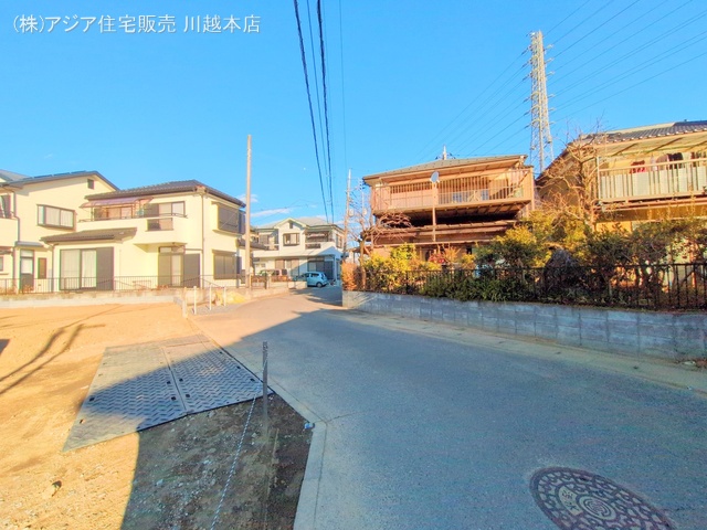 埼玉県川越市宮元町の新築戸建て更地・土地写真 2025年1月27日撮影