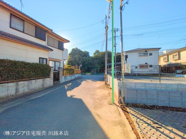 埼玉県川越市宮元町の新築戸建て更地・土地写真 2025年1月27日撮影