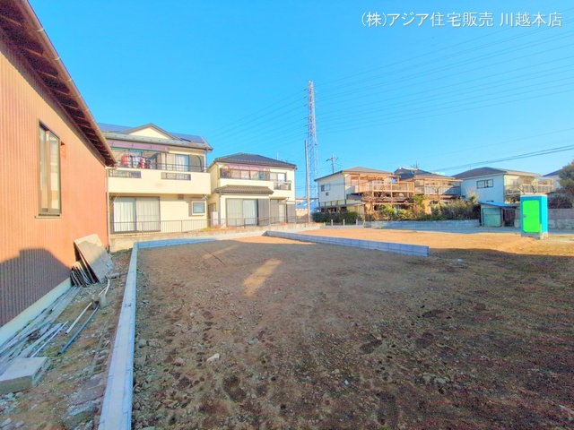 埼玉県川越市宮元町の新築戸建て更地・土地写真 2025年1月27日撮影