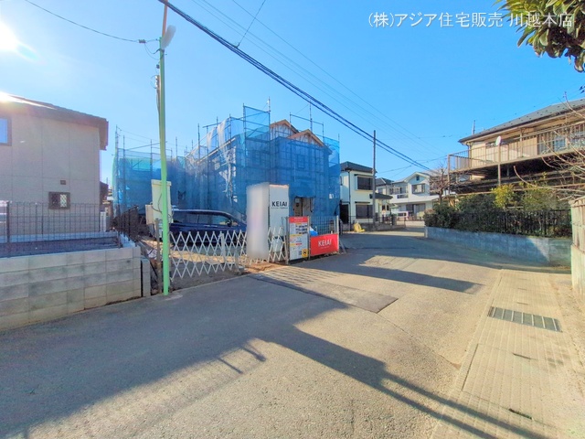 埼玉県川越市宮元町の新築戸建て上棟写真 2025年3月16日撮影