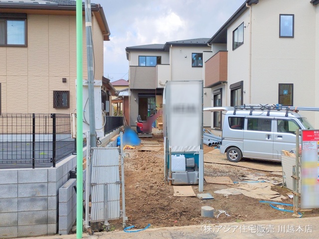 埼玉県川越市宮元町の新築戸建て外構写真 2025年4月14日撮影