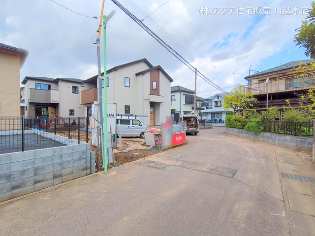 埼玉県川越市宮元町の新築戸建て外構写真 2025年4月14日撮影
