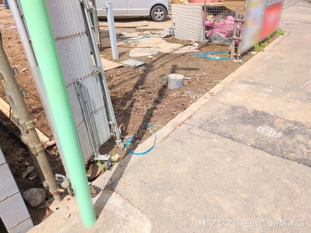 埼玉県川越市宮元町の新築戸建て外構写真 2025年4月14日撮影