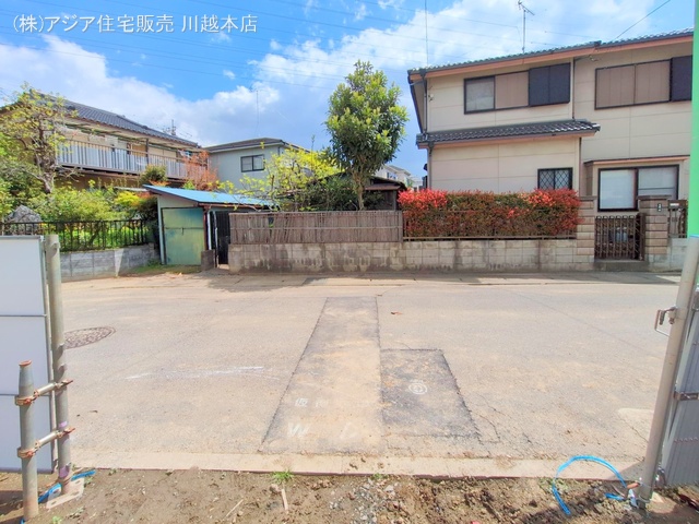 埼玉県川越市宮元町の新築戸建て外構写真 2025年4月14日撮影