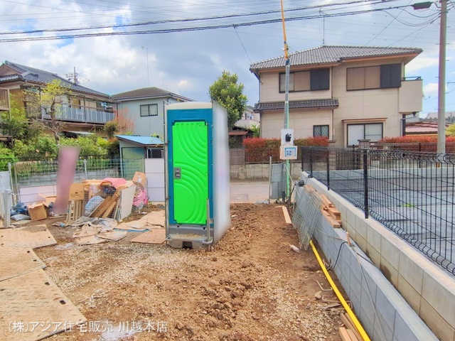 埼玉県川越市宮元町の新築戸建て外構写真 2025年4月14日撮影