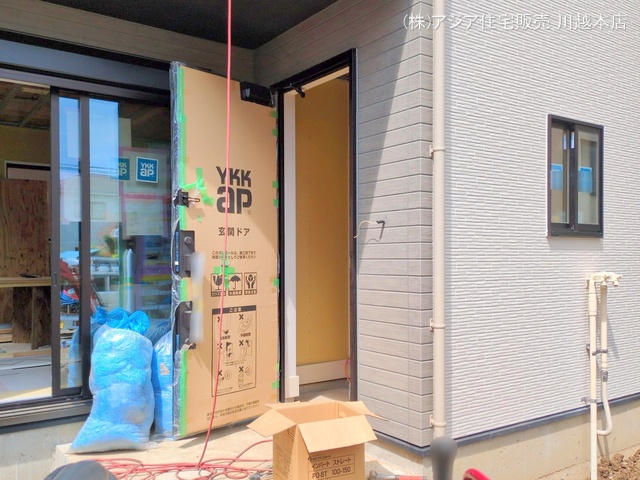 埼玉県川越市宮元町の新築戸建て外構写真 2025年4月14日撮影