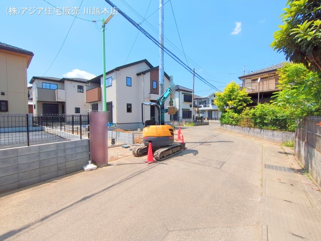 埼玉県川越市宮元町の新築戸建て外構写真 2025年5月12日撮影