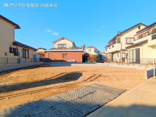 埼玉県川越市宮元町の新築戸建て更地・土地写真 2025年1月27日撮影