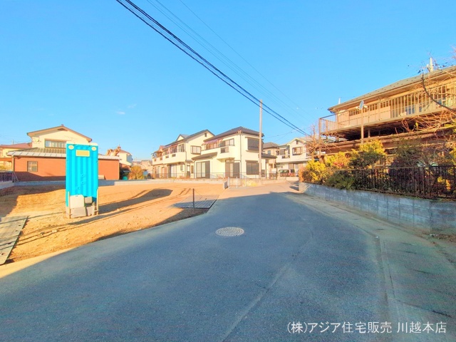 埼玉県川越市宮元町の新築戸建て更地・土地写真 2025年1月27日撮影