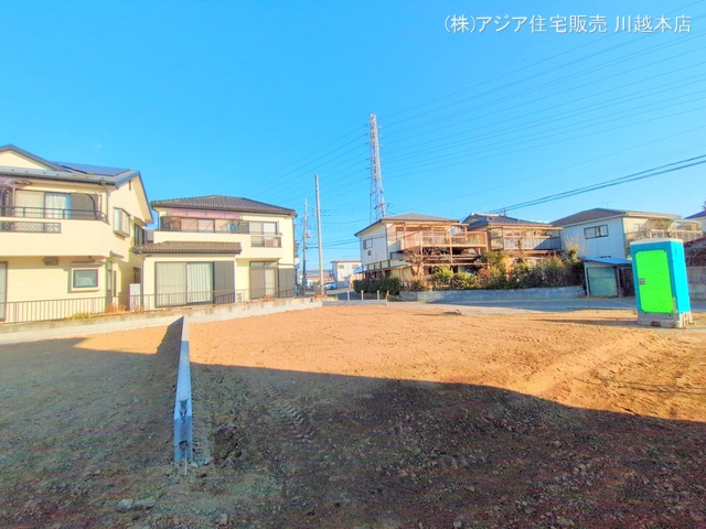埼玉県川越市宮元町の新築戸建て更地・土地写真 2025年1月27日撮影