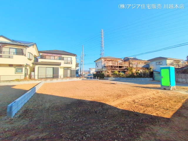 埼玉県川越市宮元町の新築戸建て更地・土地写真 2025年1月27日撮影