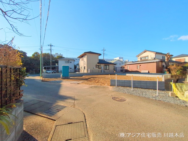 埼玉県川越市宮元町の新築戸建て更地・土地写真 2025年1月27日撮影