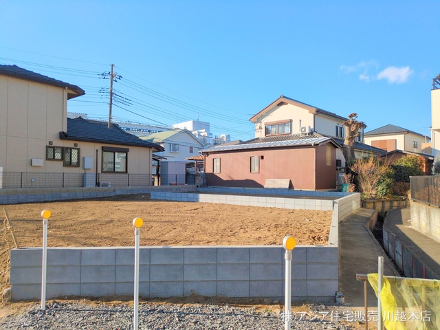 埼玉県川越市宮元町の新築戸建て更地・土地写真 2025年1月27日撮影