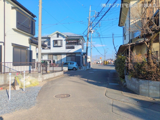 埼玉県川越市宮元町の新築戸建て更地・土地写真 2025年1月27日撮影