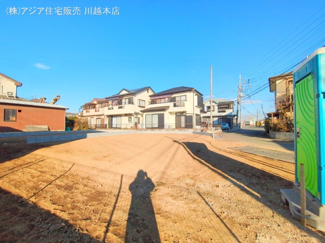 埼玉県川越市宮元町の新築戸建て更地・土地写真 2025年1月27日撮影