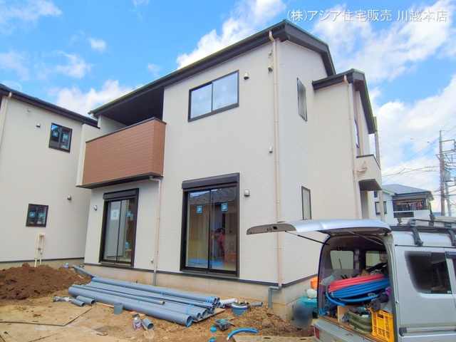 埼玉県川越市宮元町の新築戸建て外構写真 2025年4月14日撮影