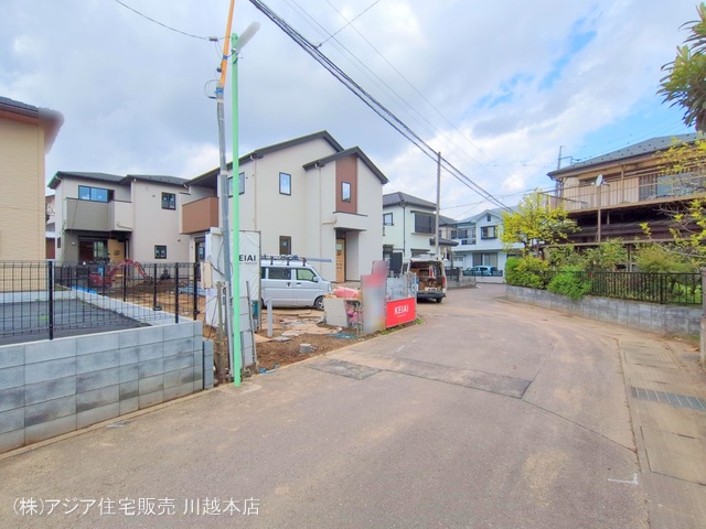 埼玉県川越市宮元町の新築戸建て外構写真 2025年4月14日撮影