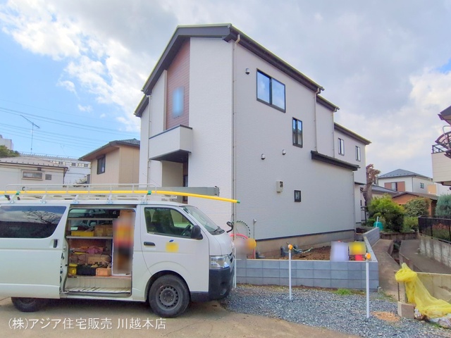 埼玉県川越市宮元町の新築戸建て外構写真 2025年4月14日撮影