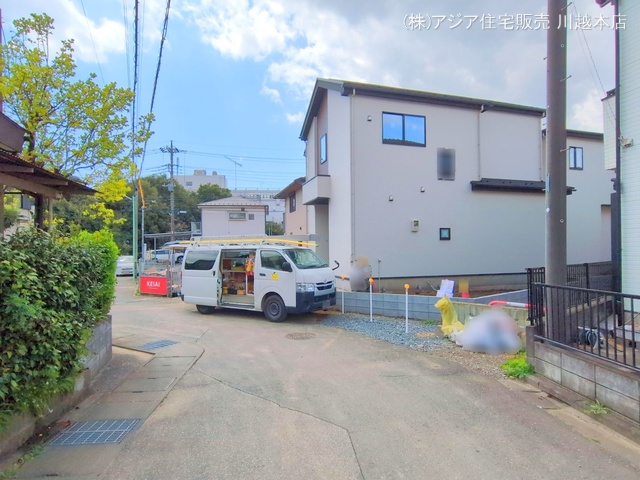 埼玉県川越市宮元町の新築戸建て外構写真 2025年4月14日撮影