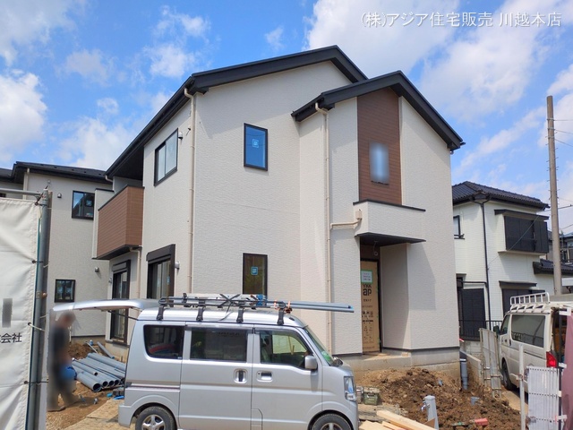 埼玉県川越市宮元町の新築戸建て外構写真 2025年4月14日撮影