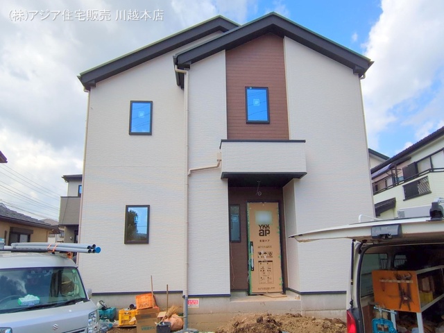 埼玉県川越市宮元町の新築戸建て外構写真 2025年4月14日撮影