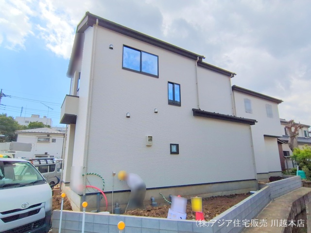 埼玉県川越市宮元町の新築戸建て外構写真 2025年4月14日撮影