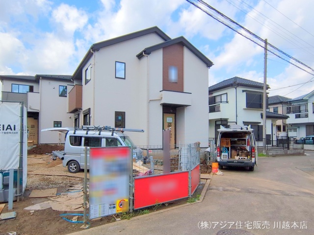 埼玉県川越市宮元町の新築戸建て外構写真 2025年4月14日撮影